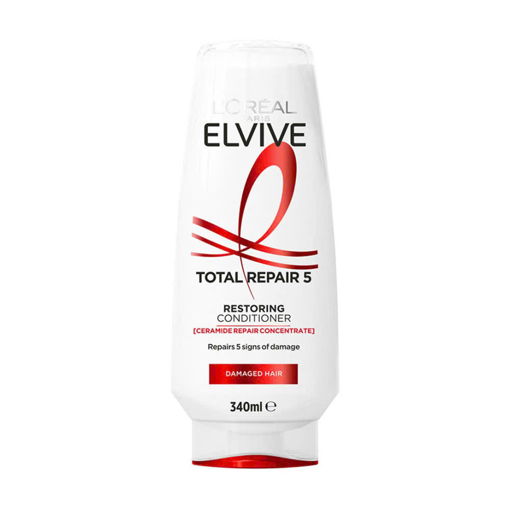 Bộ Dầu Gội Dầu Xả Phục Hồi Tóc Hư Tổn 5 L’Oréal Paris Elseve Total Repair 5