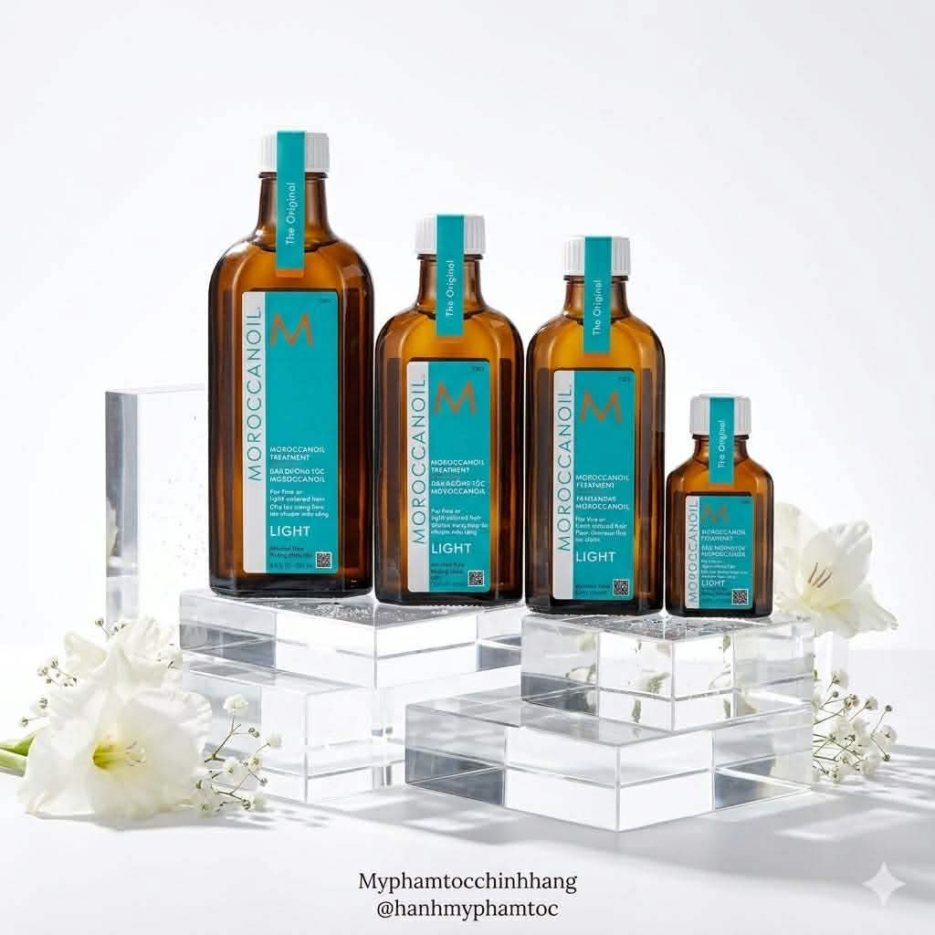 Dầu Dưỡng Tóc Moroccanoil Light cho tóc sợi mảnh, sáng màu 100ML-200ML