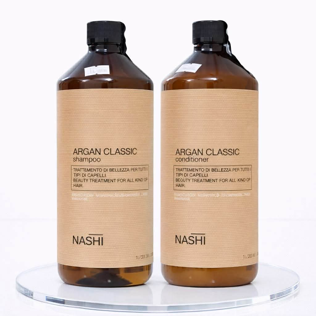 Bộ dầu gội – dầu xả dưỡng phục hồi tóc Nashi Argan - Nashi Argan Shampoo & Conditioner