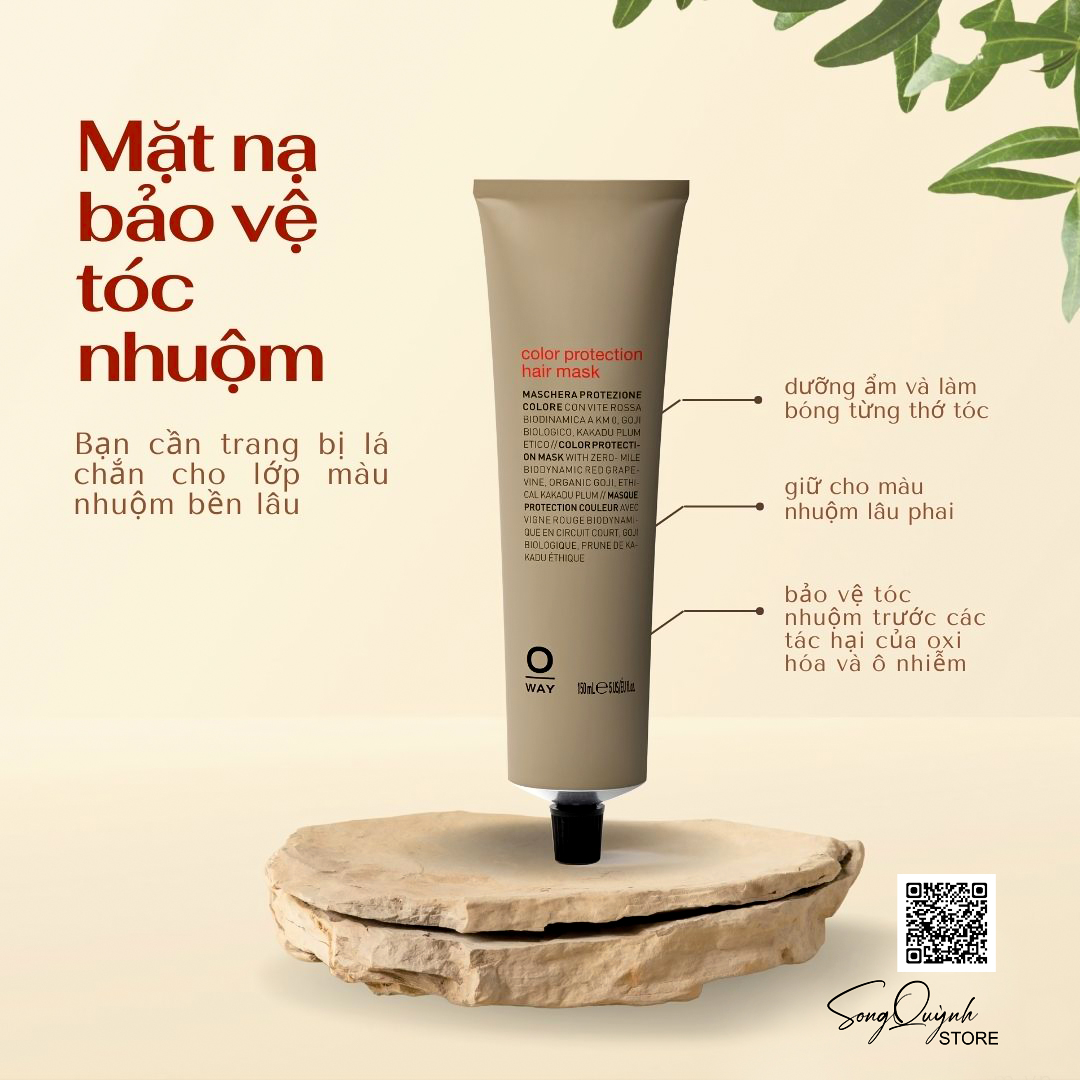 Dầu Gội và mặt nạ Bảo Vệ Màu Nhuộm Oway  Color Protection 240ml - 950ml