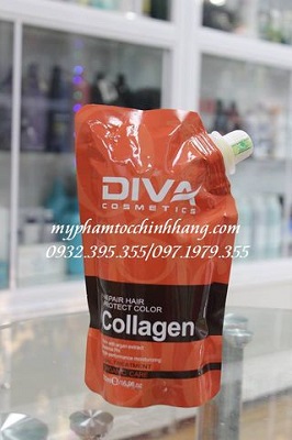 HẤP PHỤC HỒI  DIVA COLLAGEN REPAIR 500ML(DẠNG TÚI)