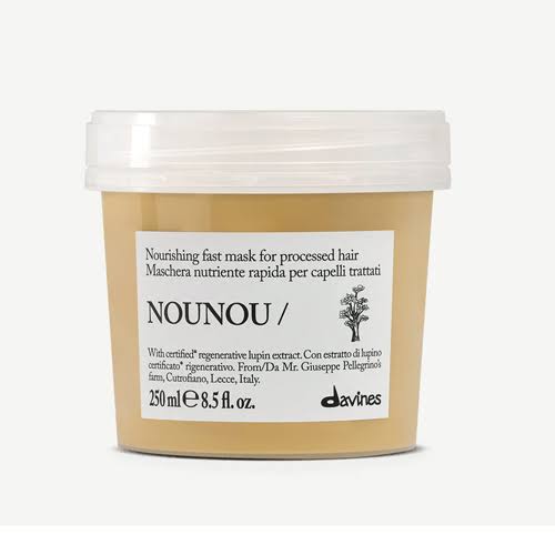 Bộ sản phẩm DAVINES NOUNOU gồm dầu gội, dầu xả và hấp – được thiết kế đặc biệt cho tóc nhuộm, tẩy, tóc khô yếu cần phục hồi sâu