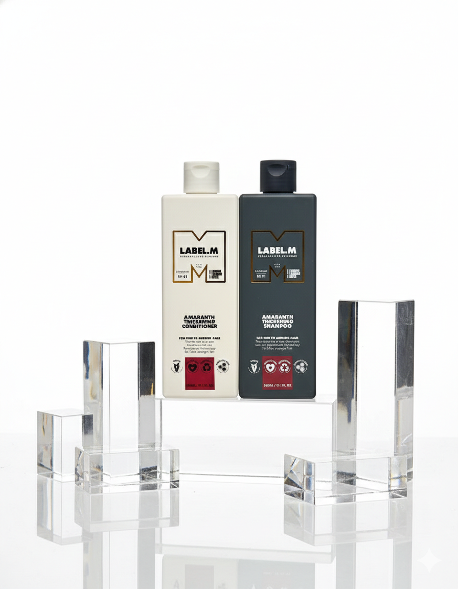 Dầu gội và dầu xả tăng độ dày tóc Label.m Amaranth Thickening Shampoo & Conditioner 300ml 1000ml
