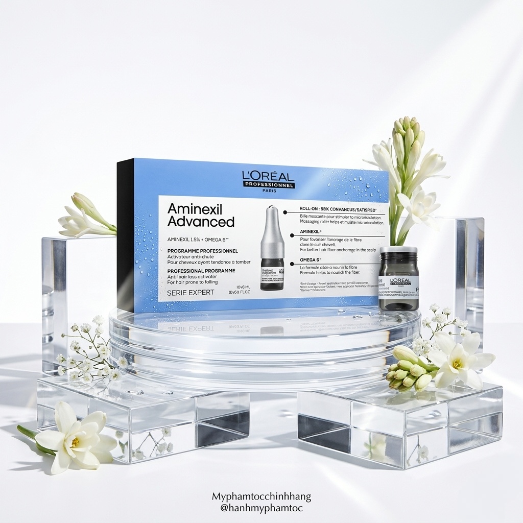 TINH CHẤT ĐẶC TRỊ GIẢM RỤNG L'OREAL AMINEXIL 10*6ML