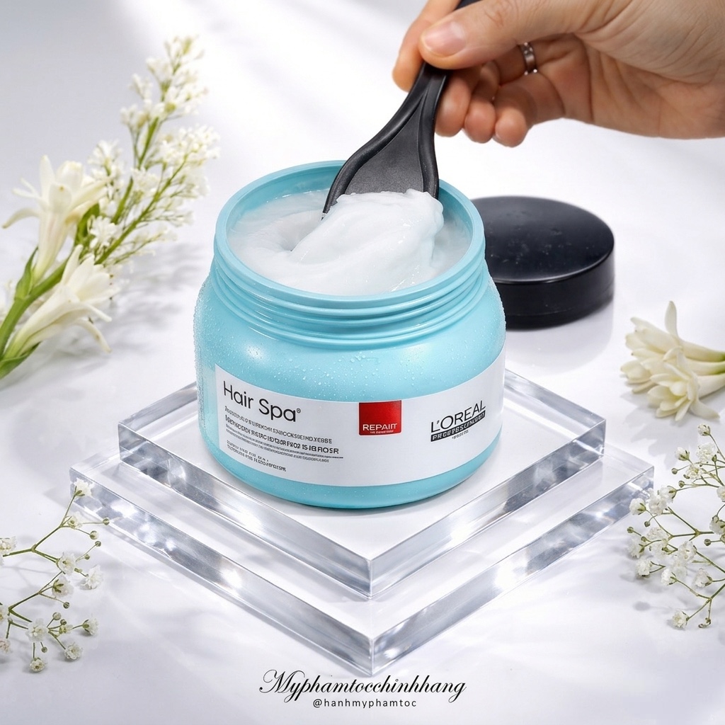 Hấp dầu L'oreal Hair Spa New Repair Phục Hồi- Nourishing Dưỡng Ẩm 2024 500ml