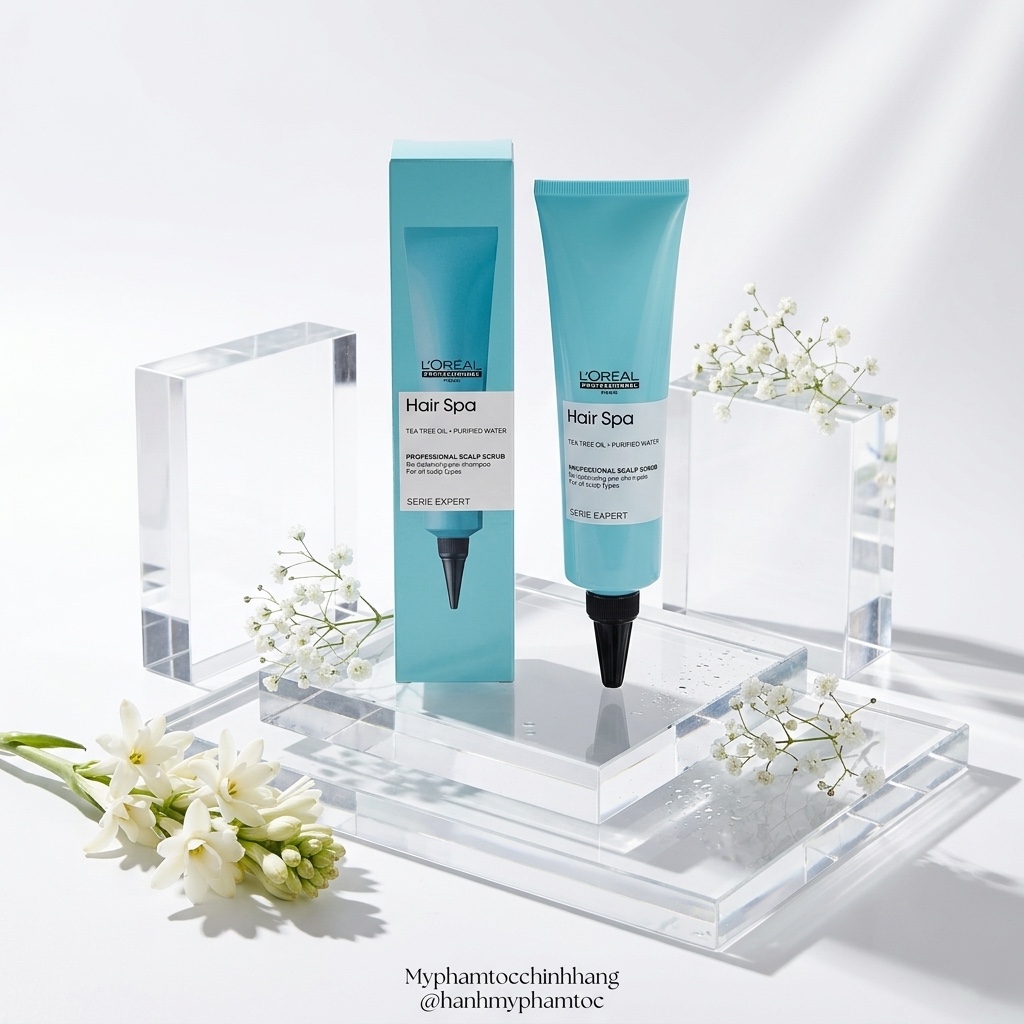 Tẩy Tế Bào Chết Cho Da Đầu Hair Spa L'oreal 150ml