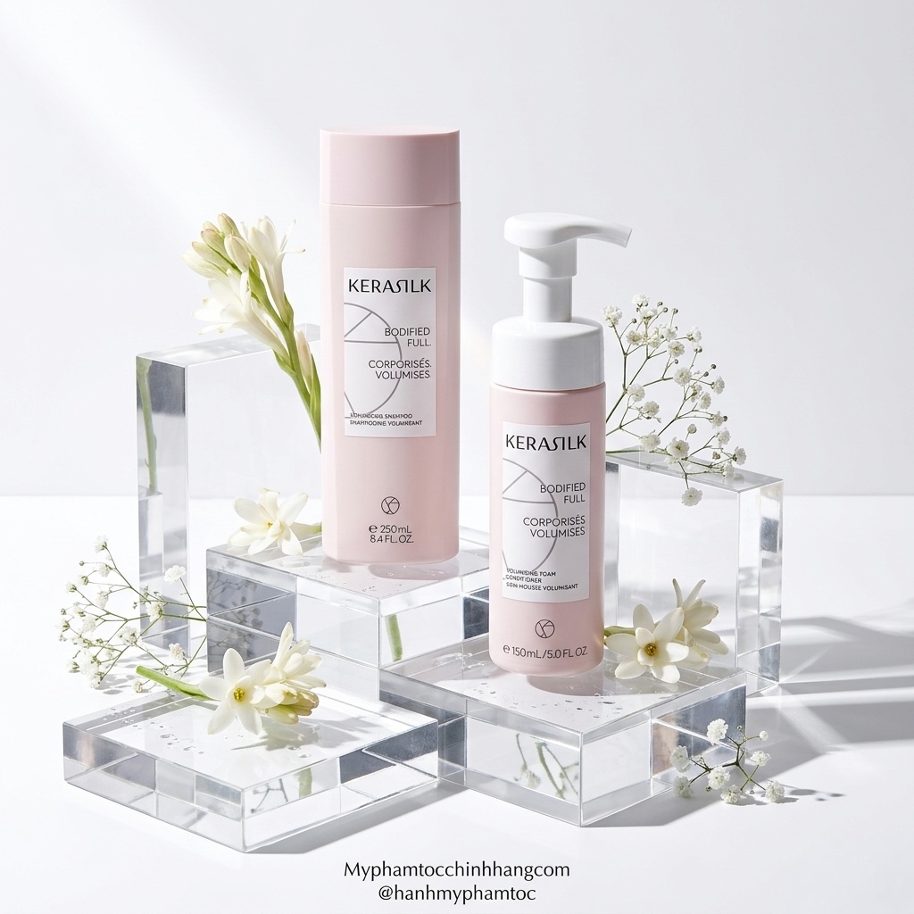 Dầu Gội và dầu xả Kerasilk Volumizing Tăng Phồng Tóc 250ml 150ml 750ml