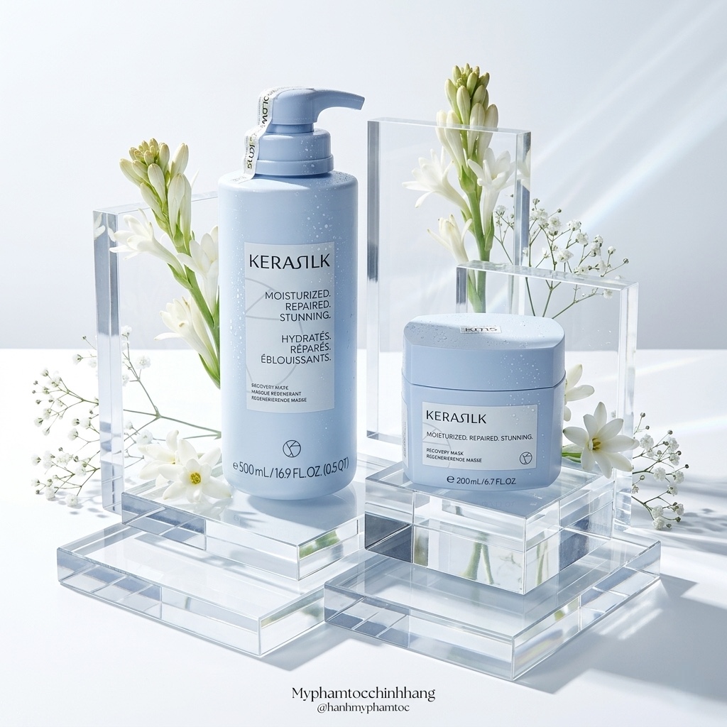 Mặt nạ phục hồi tóc Kerasilk Recovery Mask 200ml - 500ml