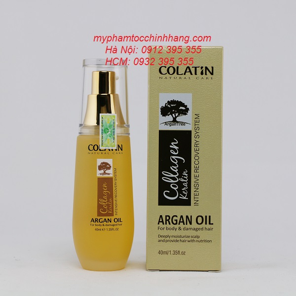 TINH DẦU DƯỠNG TÓC ARGAN COLATIN 40ML