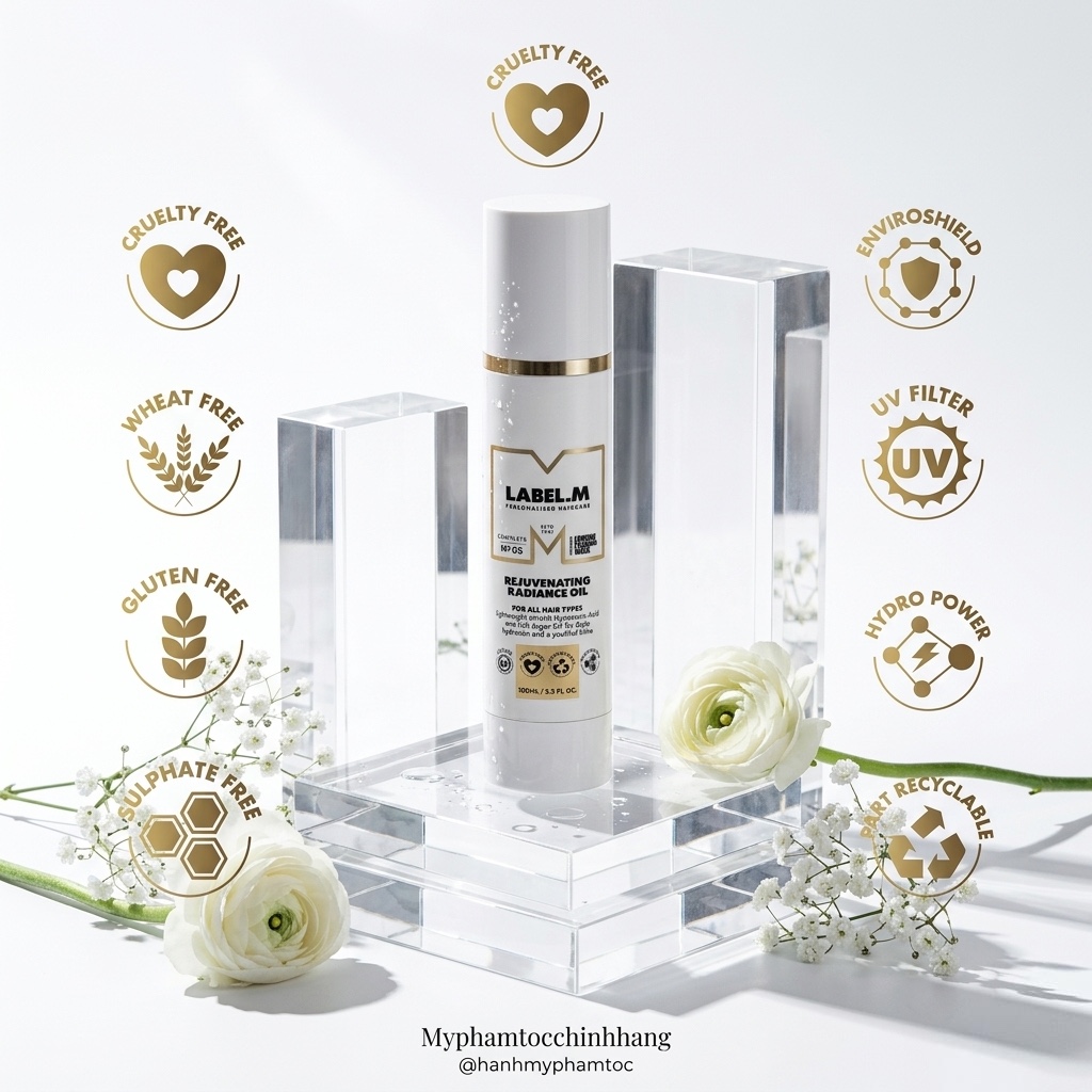 Tinh dầu dưỡng tóc Label.m Therapy Rejuvenating Radiance oil 100ml