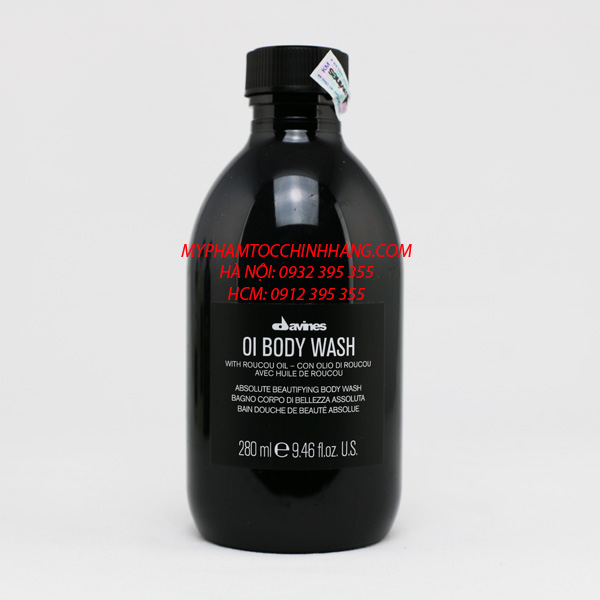 SỮA TẮM DƯỠNG MỀM DA DAVINES OI BODY WASH 280ML