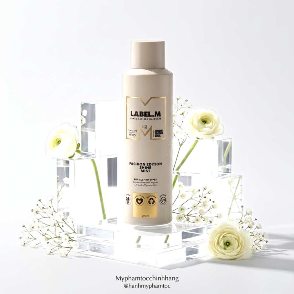 Xịt bóng tóc Label.m Fashion Edition Shine Mist 200ml
