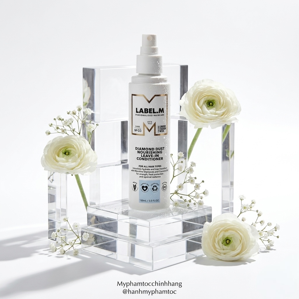 Kem xả khô kim cương Label.M Diamond Dust Nourishing Leave-In Conditioner 150ml