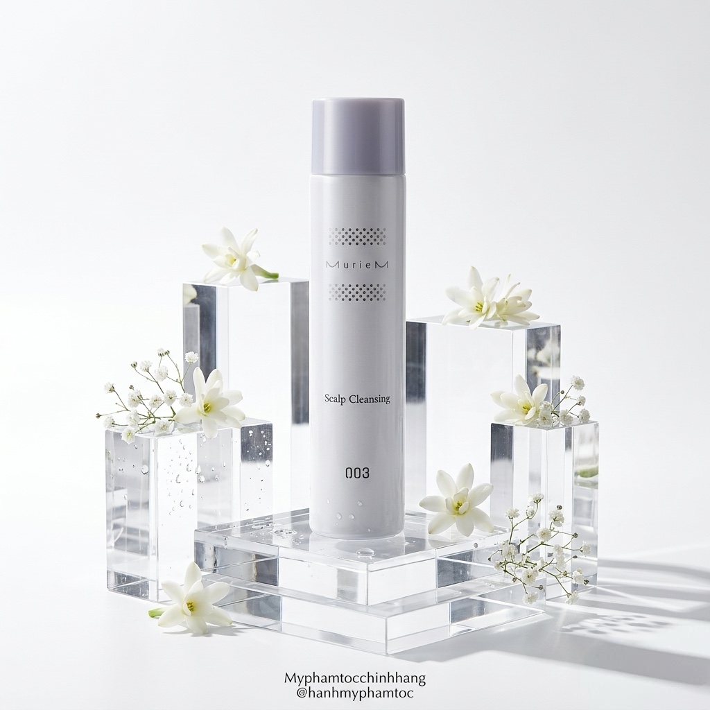 Xịt bọt tẩy tế bào chết da đầu 003 Number Three Muriem Crystal Scalp Cleansing Foam 250g