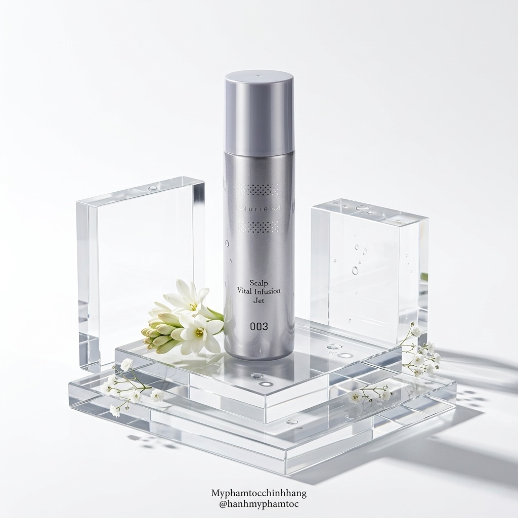 Xịt dưỡng da đầu 003 Muriem Crystal Scalp Vital Infusion Jet 160g