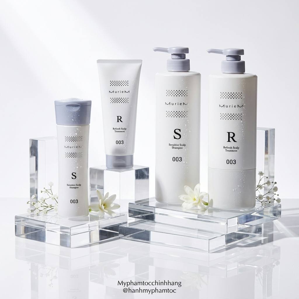 Dầu gội giảm rụng cho da đầu khô và nhạy cảm Number three 003 Muriem S