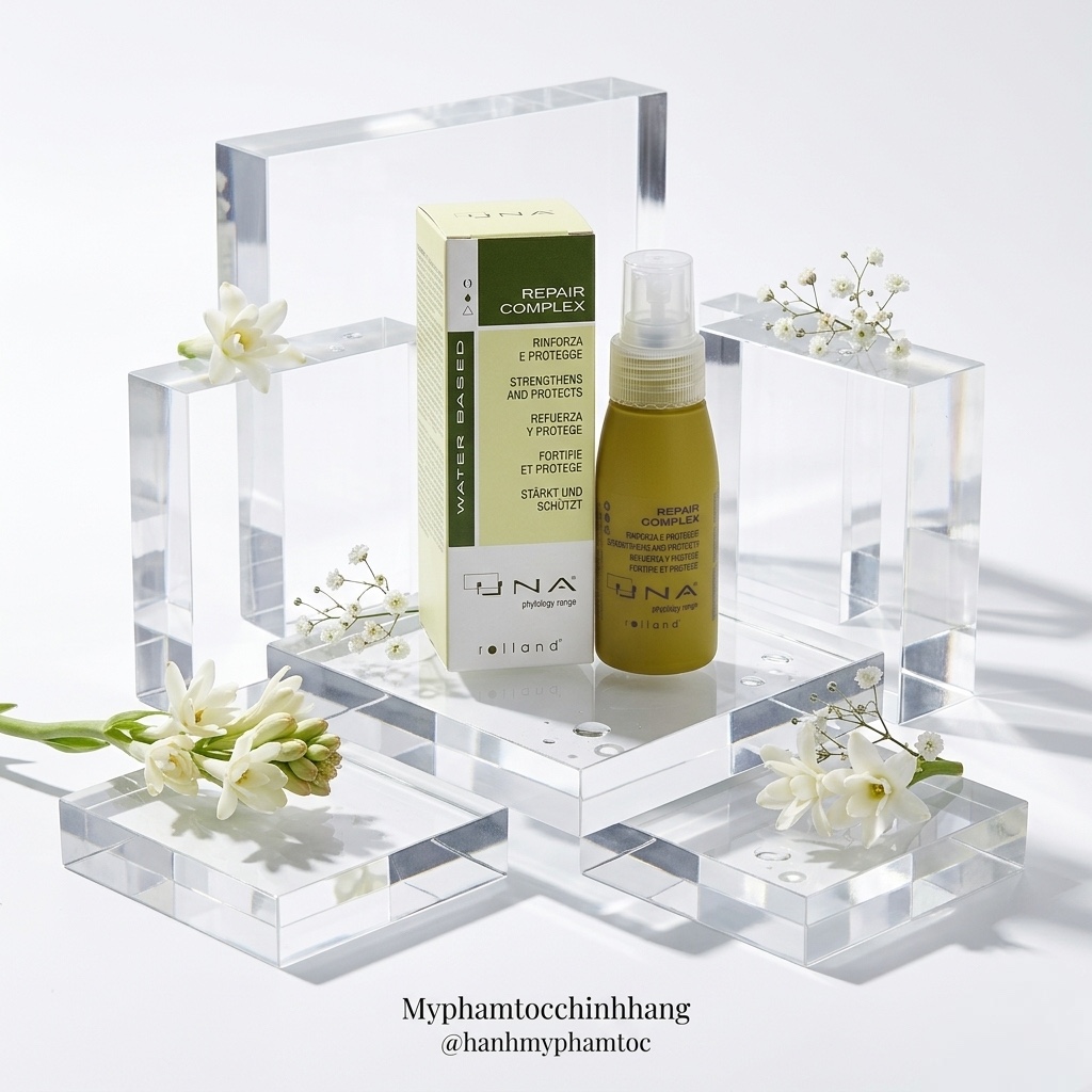Tinh Chất Siêu Mượt Phục Hồi Tóc Rolland UNA Repair Complex Serum 60ml
