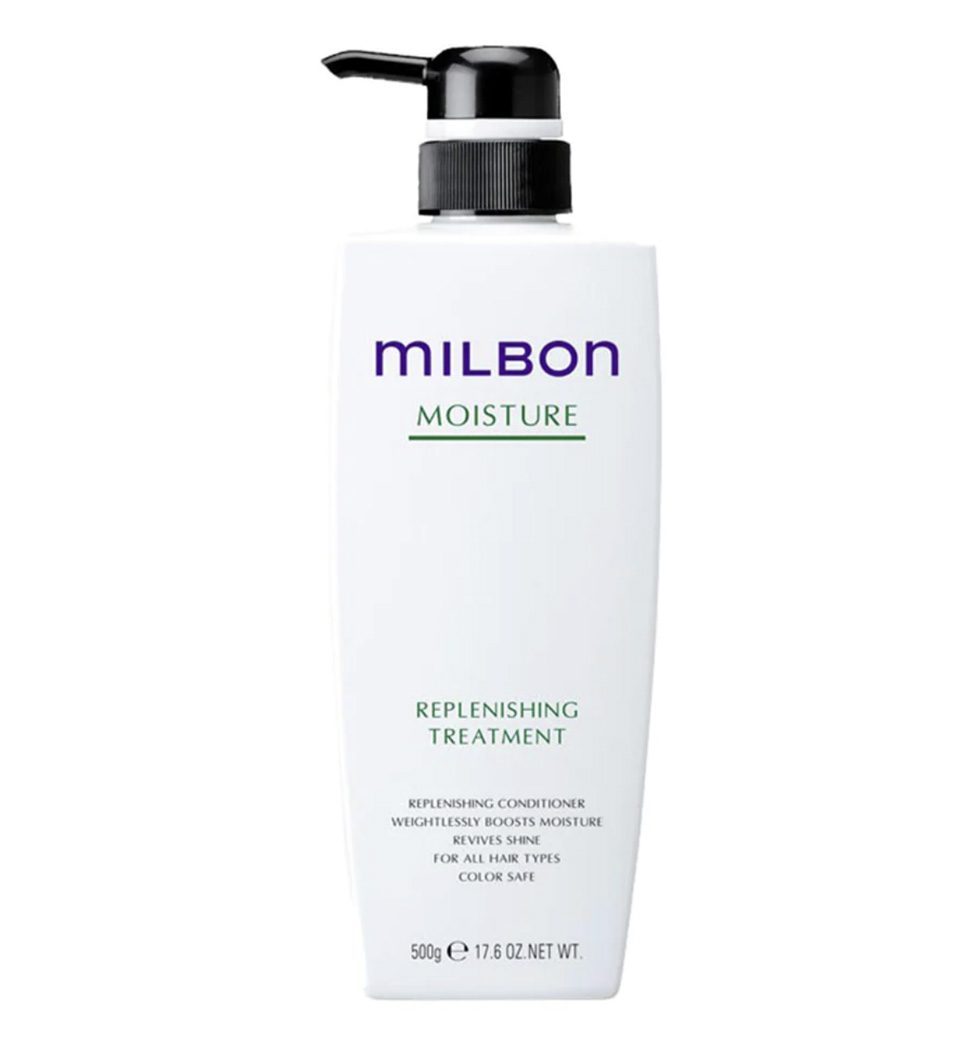 Gội xả Milbon Replenishing Moisture dưỡng ẩm, phục hồi tóc khô uốn duỗi 200ml- 500ml