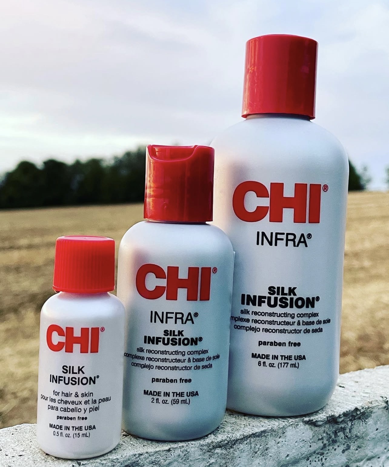 Tinh dầu dưỡng tóc CHI Infra Silk Infusion (CHI Infra Silk Infusion Leave-In Reconstructing Treatment)