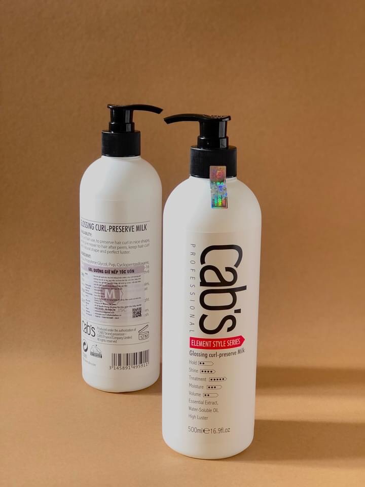 Gel Dưỡng Giữ Nếp Tóc Uốn CAB'S Curl Defining Nourishing Gel 500ml