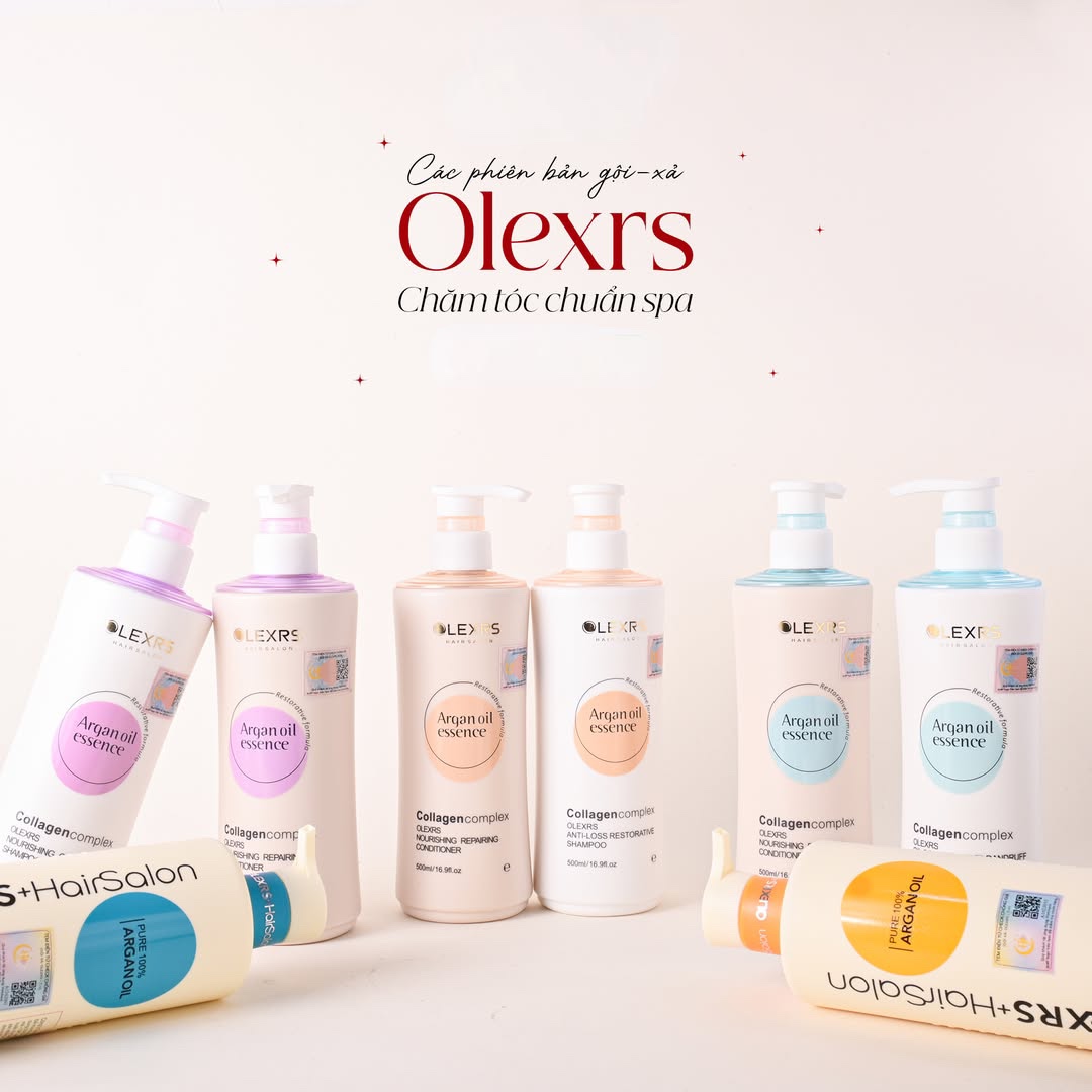 Dầu gội xả Olexrs mẫu mới nhất 2024 500ml - 960ml