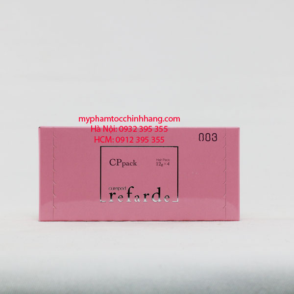 Kem hấp tại nhà 003 Refarde CP Pack Hộp 4 gói x 12g