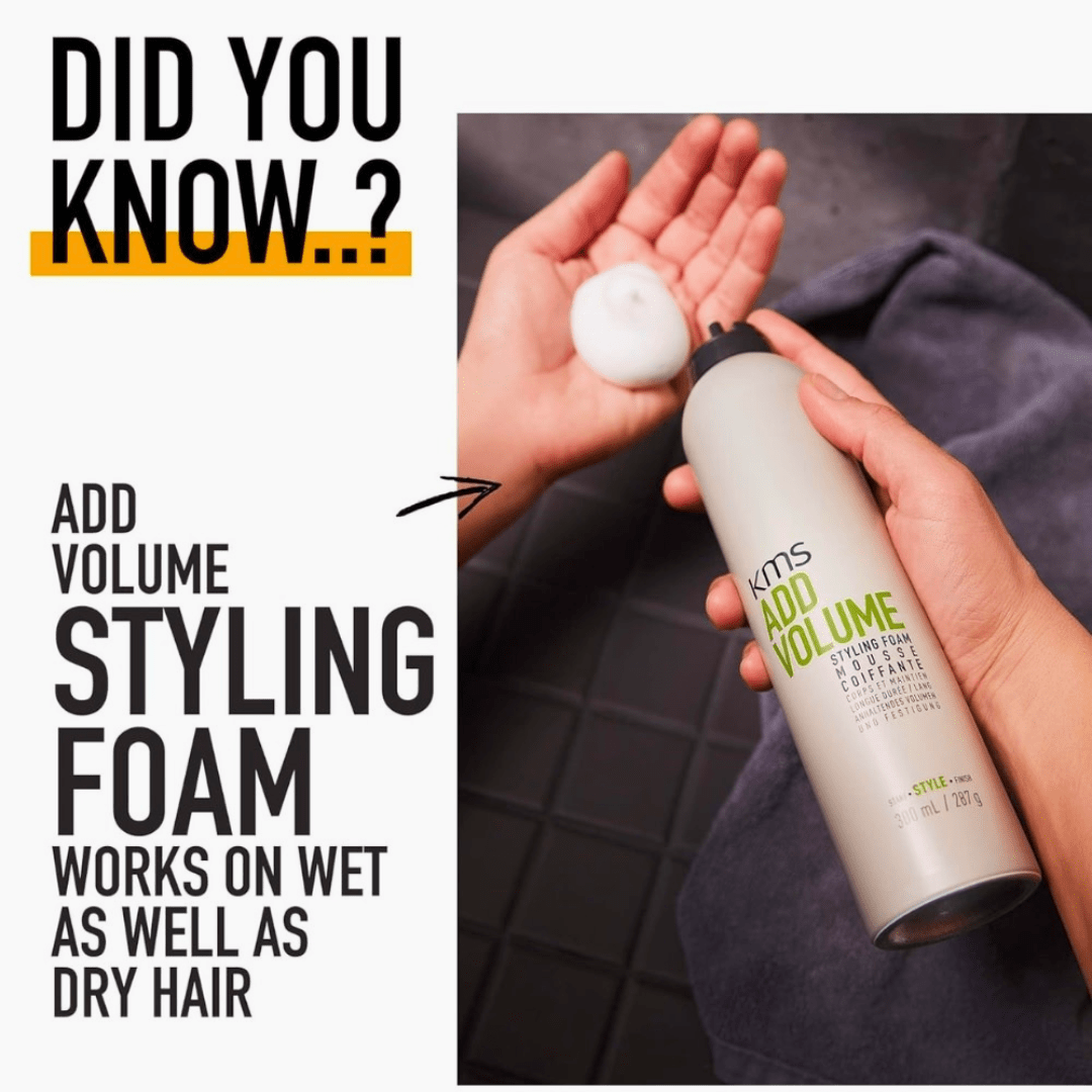 Bọt tạo kiểu tăng độ phồng KMS Add Volume Styling Foam 300ml