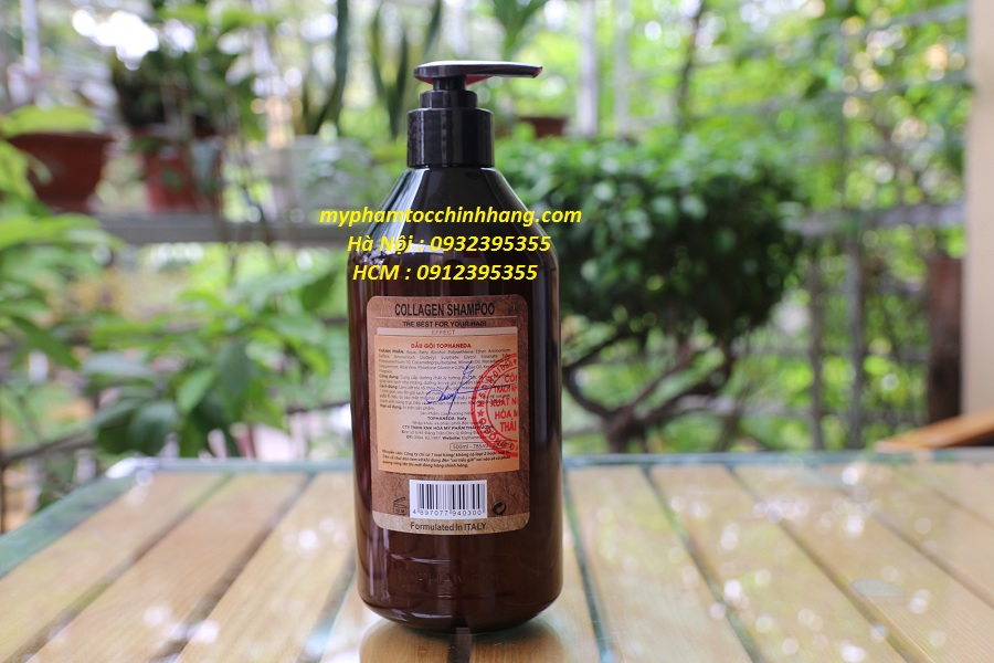 Dầu Gội Xả Top Haneda Collagen Shampoo & Conditioner 500ml - 785ml