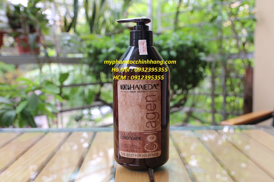 Dầu Gội Xả Top Haneda Collagen Shampoo & Conditioner 500ml - 785ml