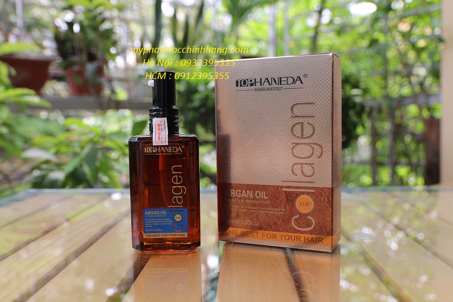 DẦU DƯỠNG TÓC HANEDA COLLAGEN ARGAN OIL 60ML