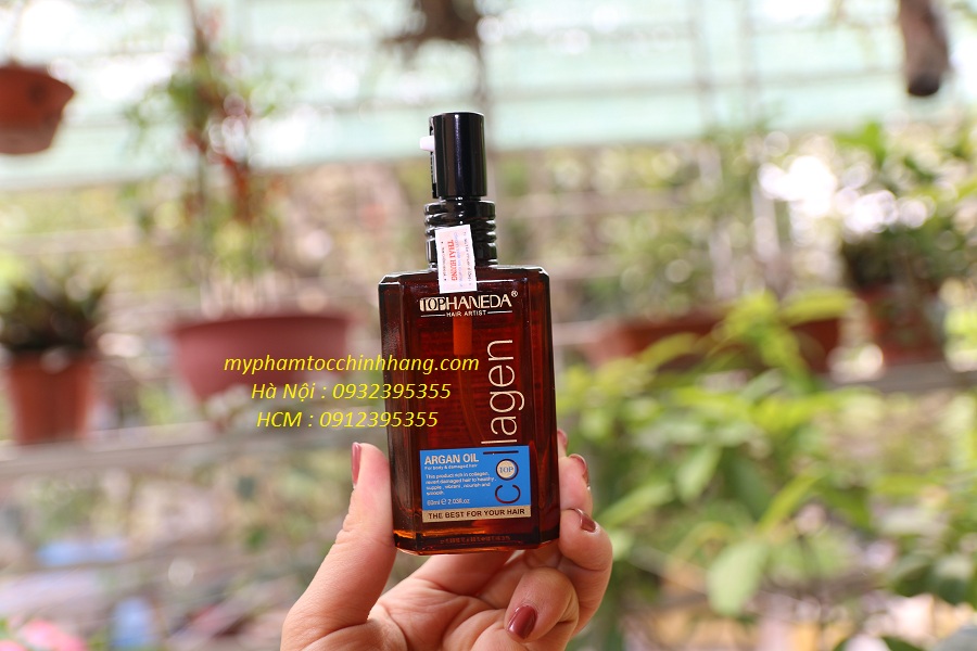 DẦU DƯỠNG TÓC HANEDA COLLAGEN ARGAN OIL 60ML