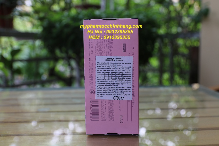 Kem hấp tại nhà 003 Refarde CP Pack Hộp 4 gói x 12g
