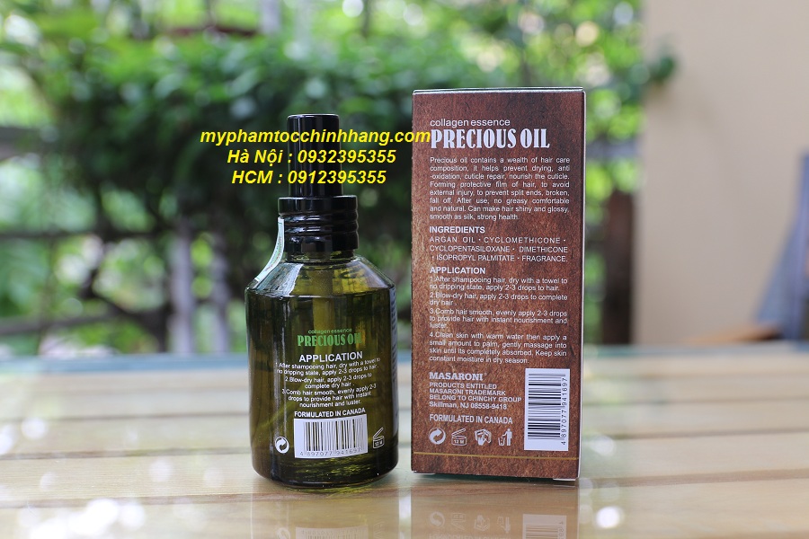 TINH DẦU  DƯỠNG TÓC MASARONI ARGAN PRECIOUS OIL 60ML