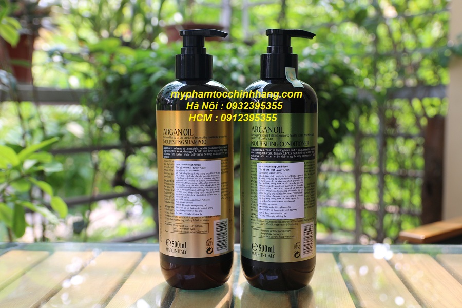 DẦU GỘI XẢ TINH CHẤT ARGAN LUXURY 500ml - 1000ML