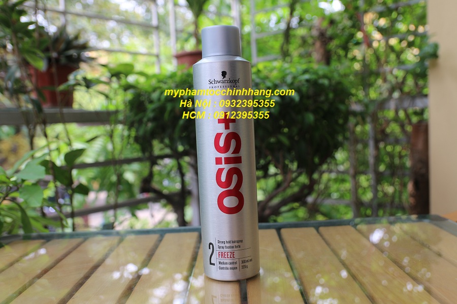 GÔM XỊT GIỮ KIỂU TÓC CỨNG OSIS+ 2 FREEZE 300ML