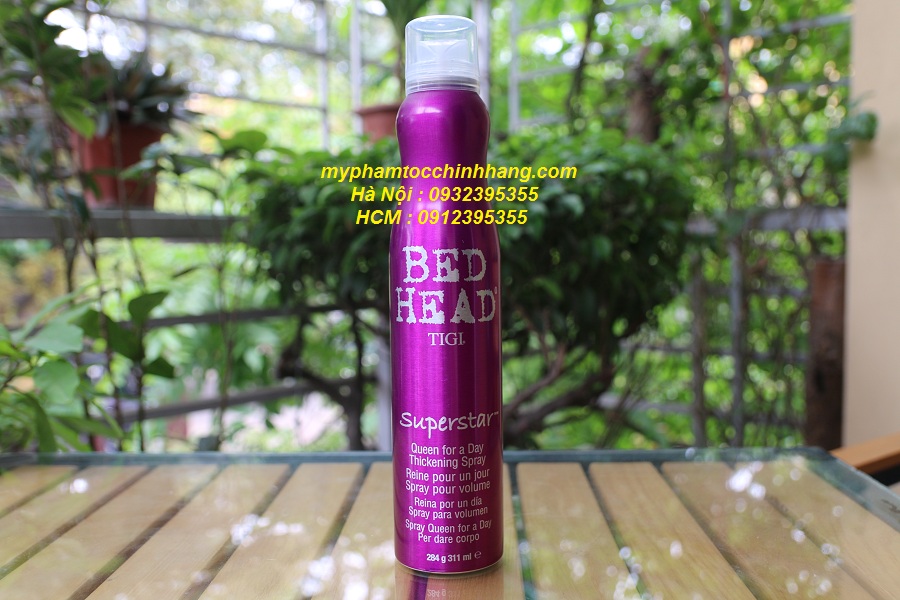 XỊT TẠO PHỒNG TIGI BED HEAD SUPERSTAR QUEEN FOR A DAY 311ML