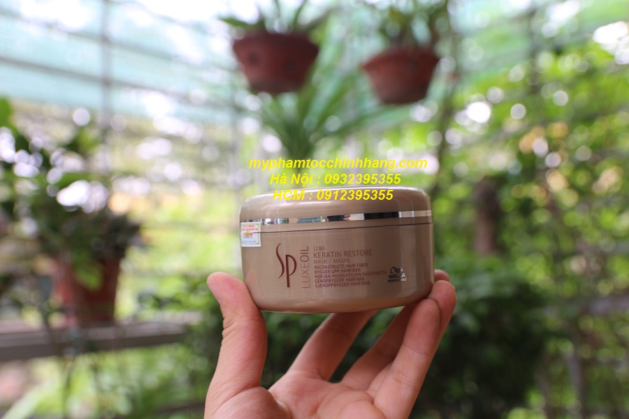 Hấp dầu phục hồi Wella SP LuxeOil Keratin Restore Mask 150ml - 400ml