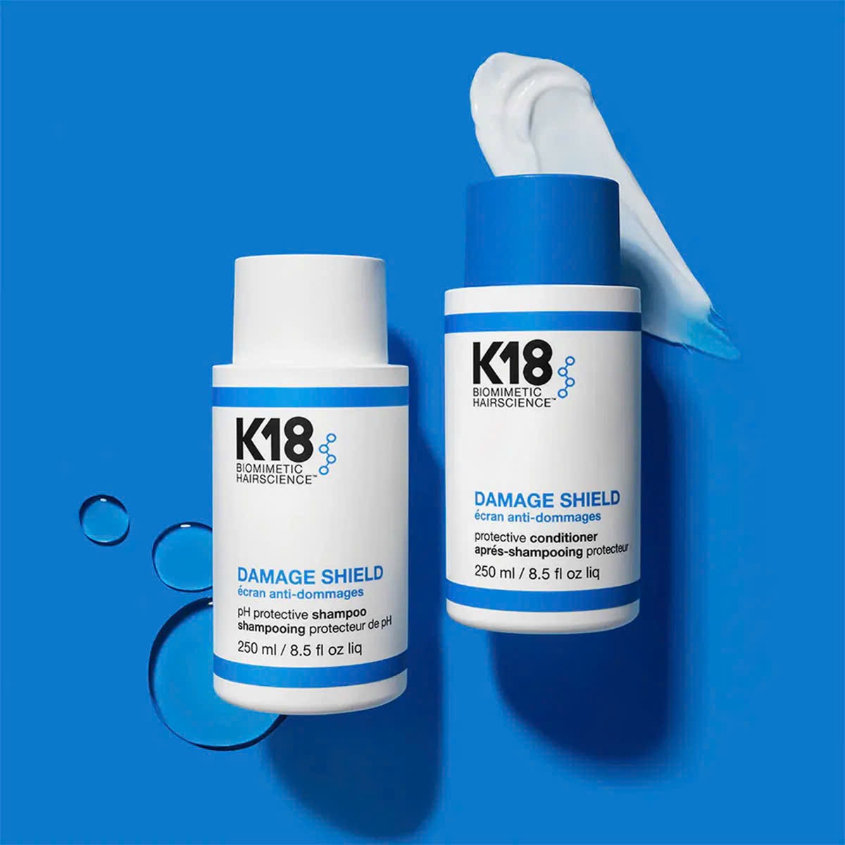 Gội xả K18 bảo vệ pH- DAMAGE SHIELD protective shampoo 250ML-930ML