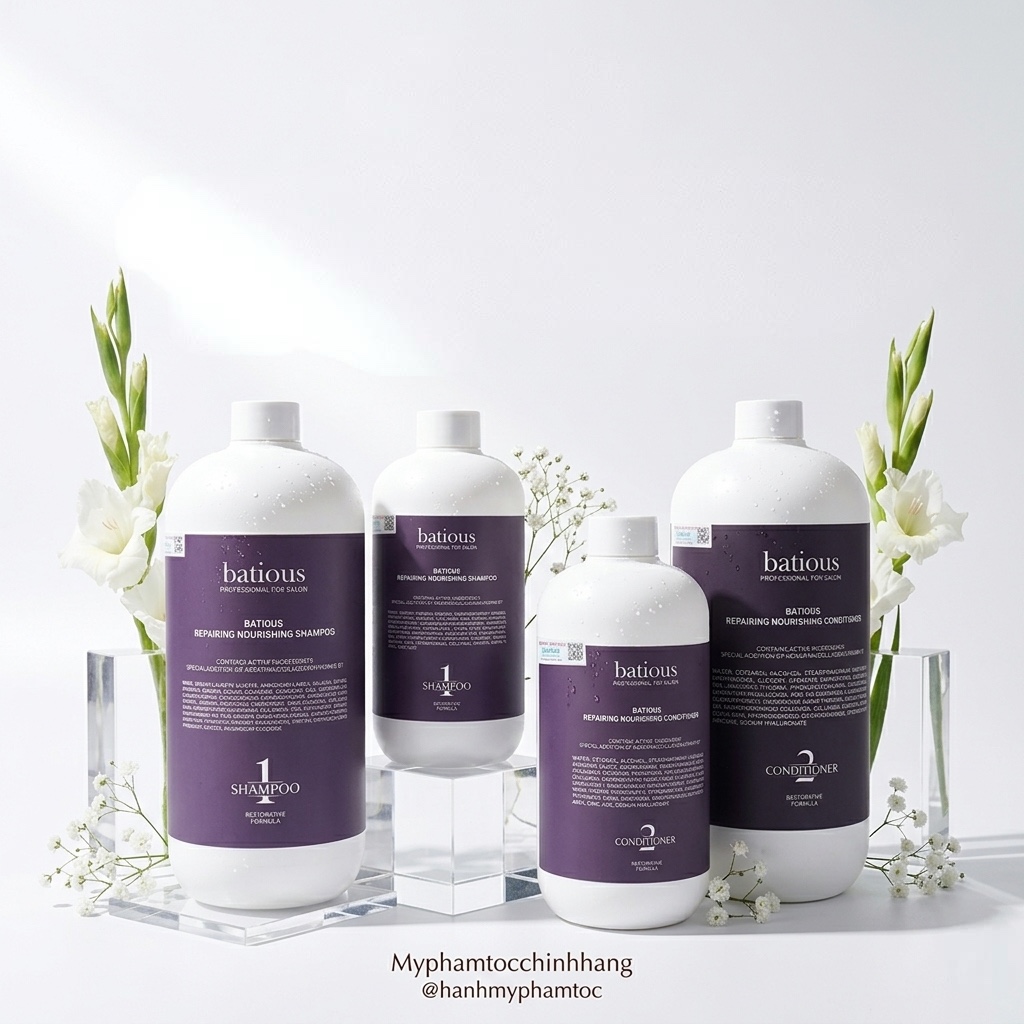 Dầu gội xả Batious Professional 500ml 960ml