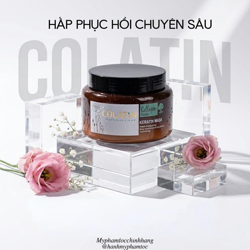 Kem Hấp Phục Hồi Tóc Colatin Collagen Keratin Mask 500ml