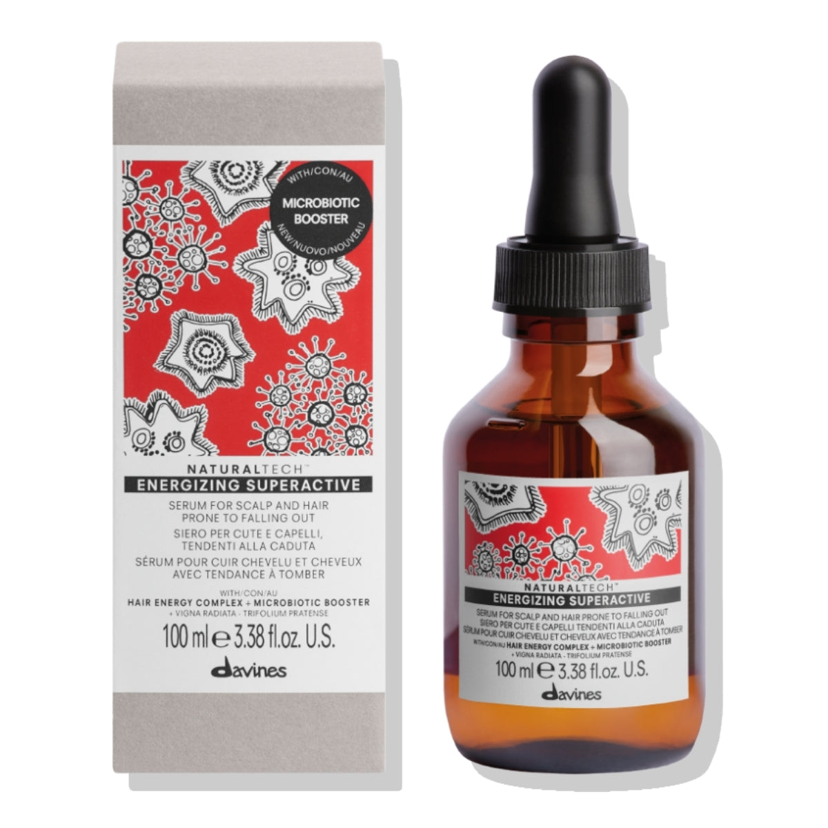 Tinh chất chống rụng và kích thích mọc tóc Davines Naturaltech Energizing Superactive 100ml