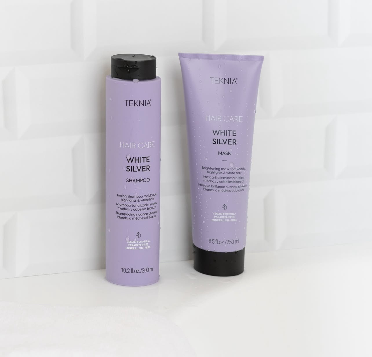 DẦU GỘI XẢ LAKME TEKNIA CHO TÓC NHUỘM MÀU BẠC 300ML - 250ML