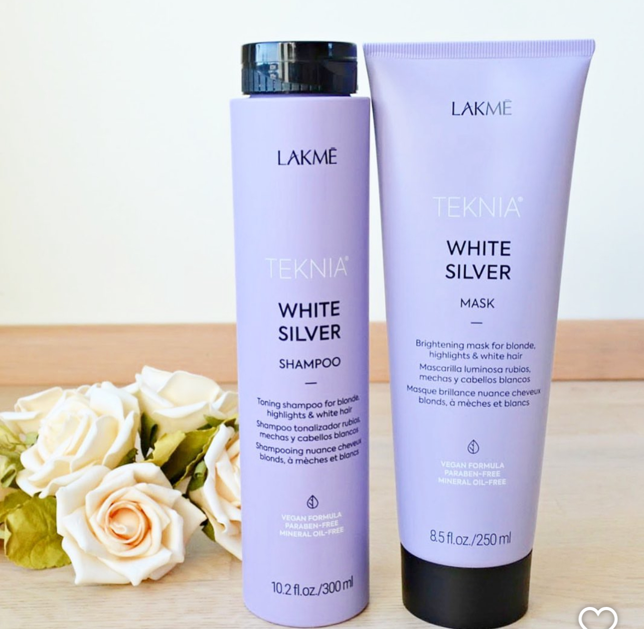 DẦU GỘI XẢ LAKME TEKNIA CHO TÓC NHUỘM MÀU BẠC 300ML - 250ML