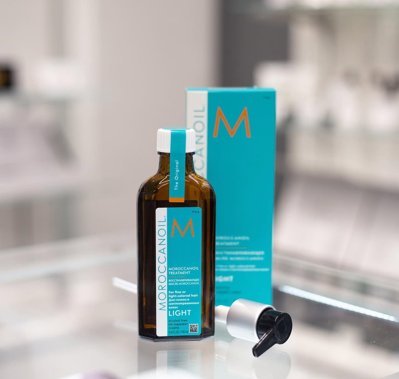 Dầu Dưỡng Tóc Moroccanoil Light cho tóc sợi mảnh, sáng màu 100ML-200ML