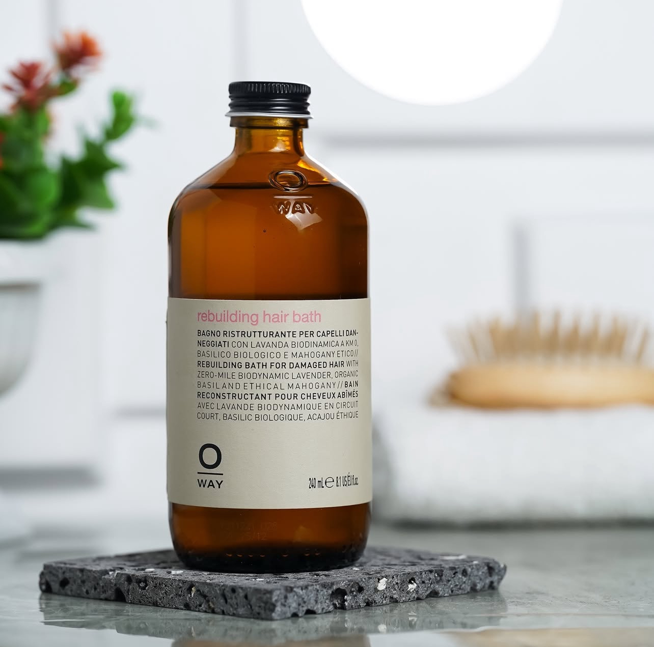 Dầu Gội Phục Hồi Tóc Hư Tổn OWAY Rebuilding Hair Bath 240ml/ 150ml/ 500ml/ 950ml