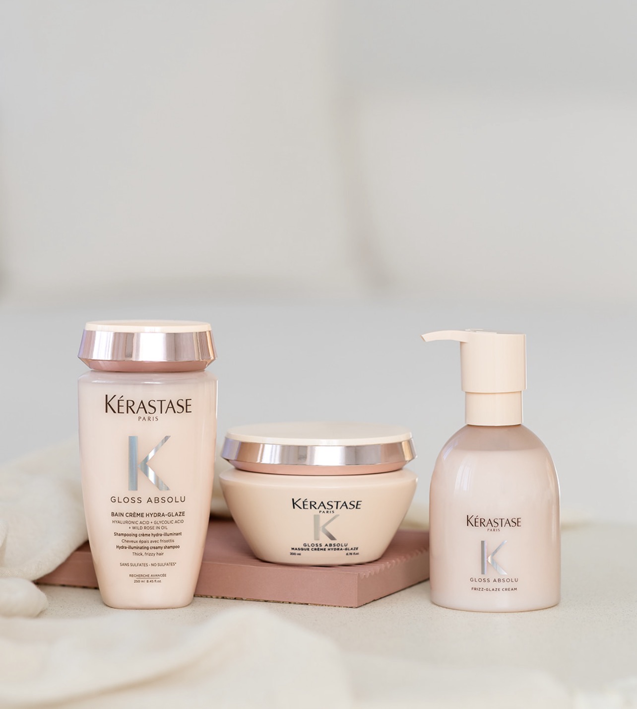 KÉRASTASE GLOSS ABSOLU CRÈME HYDRA-GLAZE | DÒNG KEM GỘI MỚI CHO TÓC DÀY XƠ RỐI, KHÓ VÀO NẾP