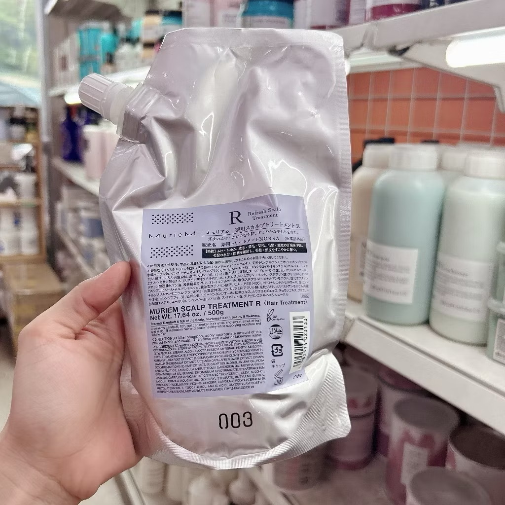 Dầu gội giảm rụng cho da đầu khô và nhạy cảm Number three 003 Muriem S