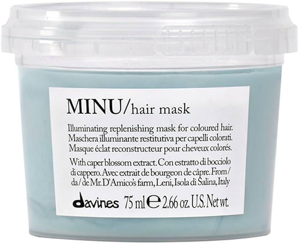 Bộ sản phẩm DAVINES MINU gồm dầu gội, dầu xả và hấp – chuyên dùng cho tóc nhuộm