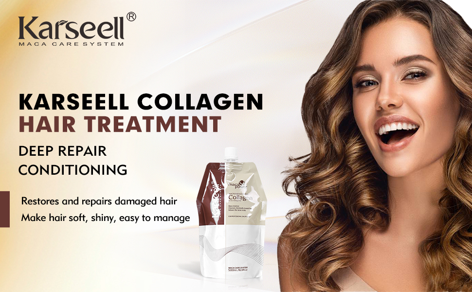 DẦU HẤP TÓC KARSEELL MACA COLLAGEN SIÊU MỀM MƯỢT TÓC 100ML 500ML (DẠNG HŨ VÀ DẠNG TÚI)