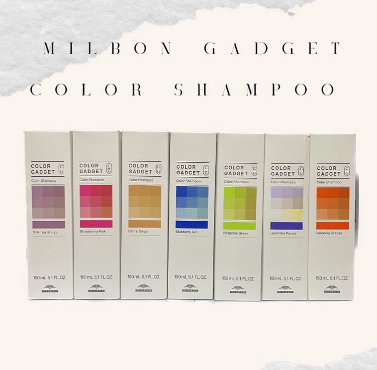 Dầu gội bù màu Milbon Color Gadget shampoo 150ml